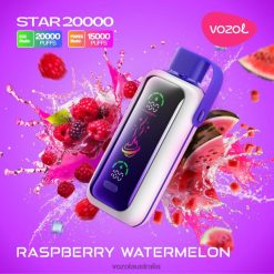 VOZOL Vape Australia - VOZOL STAR 20000 RASPBERRY WATERMELON 60NLTT19