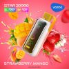 VOZOL Vape Australia - VOZOL STAR 20000 STRAWBERRY MANGO 60NLTT1