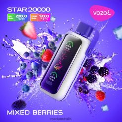 VOZOL Vape Near Me - VOZOL STAR 20000 MIXED BERRIES 60NLTT14