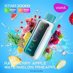 VOZOL Vape Sale - VOZOL STAR 20000 RASPBERRY APPLE WATERMELON PINEAPPLE 60NLTT18